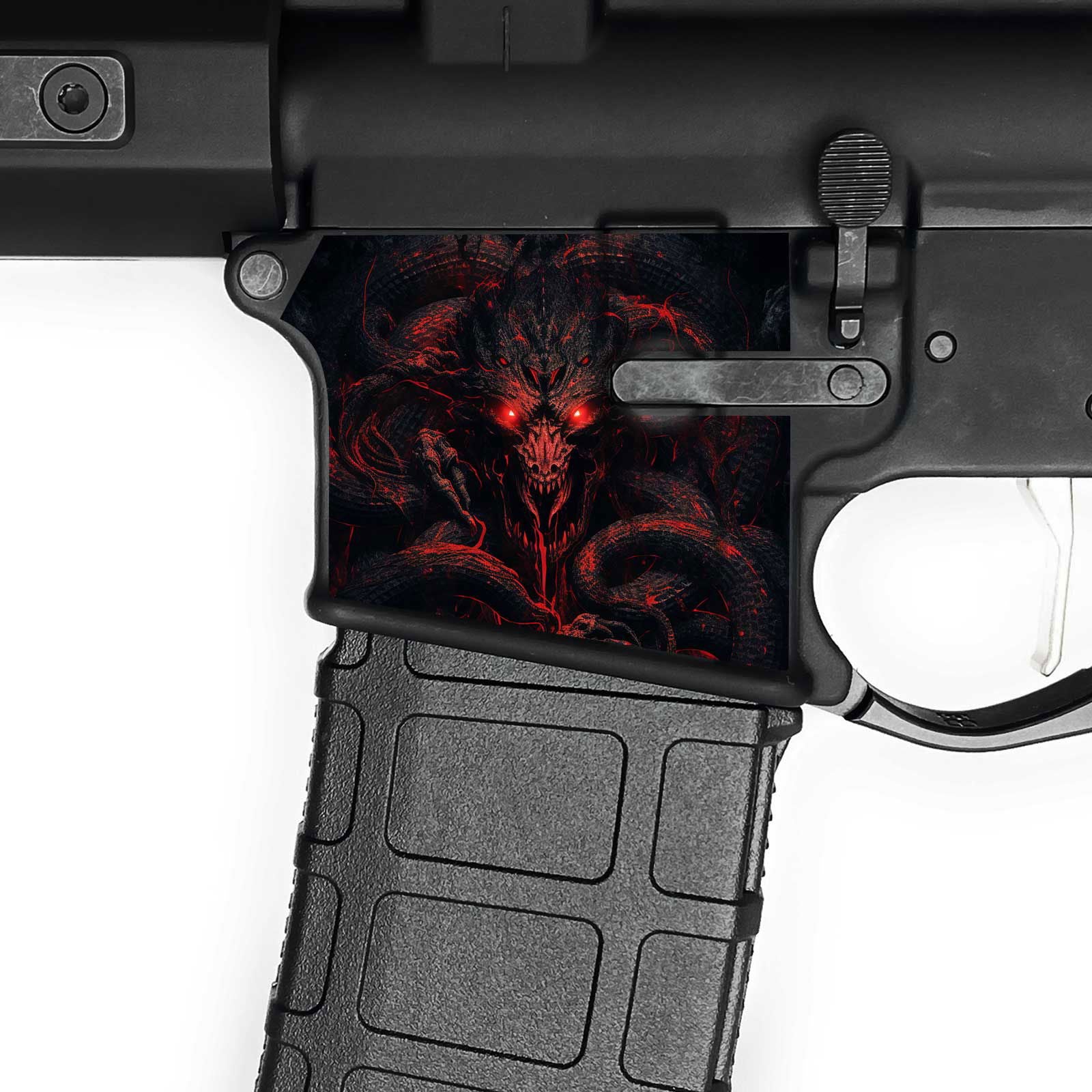 AR15 Magwell Skin - Dragon - WrapMyGun Gun Skins & AR-15 M4 Mag Skins