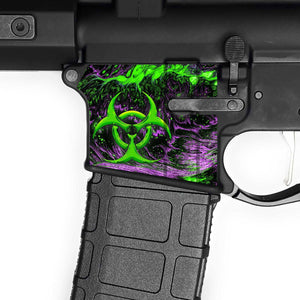 AR15 Magwell Skin - Toxic - WrapMyGun Gun Skins & AR-15 M4 Mag Skins