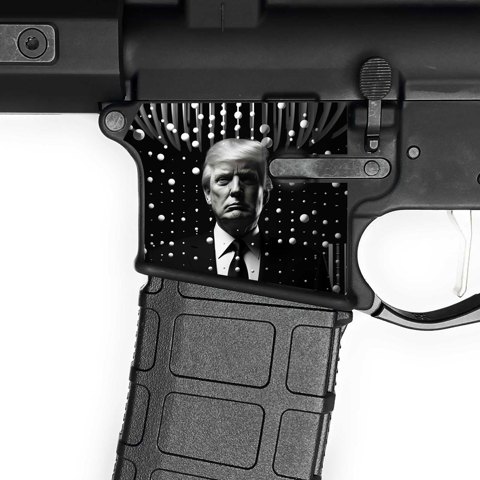 AR15 Magwell Skin - Trump - WrapMyGun Gun Skins & AR-15 M4 Mag Skins