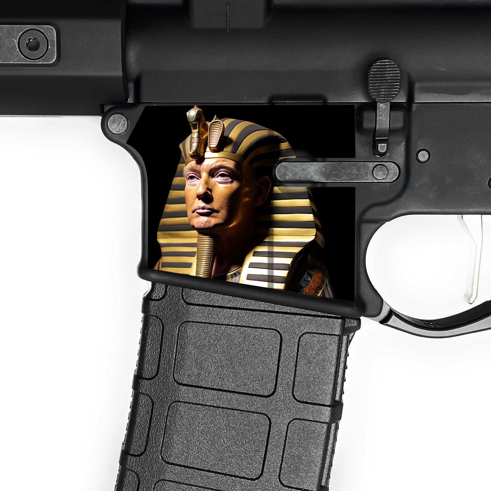 AR15 Magwell Skin - Trump - WrapMyGun Gun Skins & AR-15 M4 Mag Skins