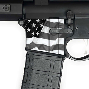 AR15 Magwell Skin - USA Flag - WrapMyGun Gun Skins & AR-15 M4 Mag Skins