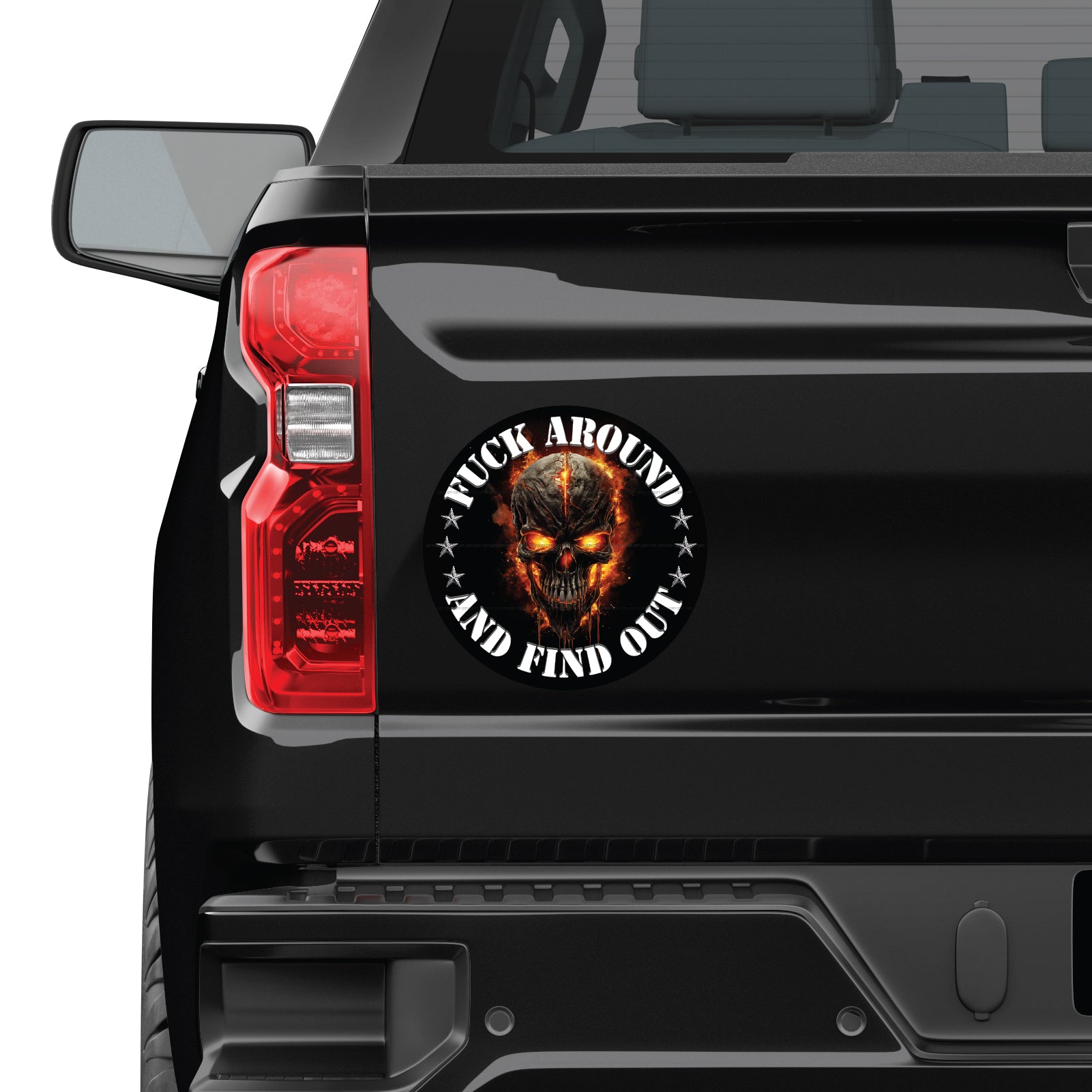 FAFO Skull Stickers - Fuck Around and Find Out Decals