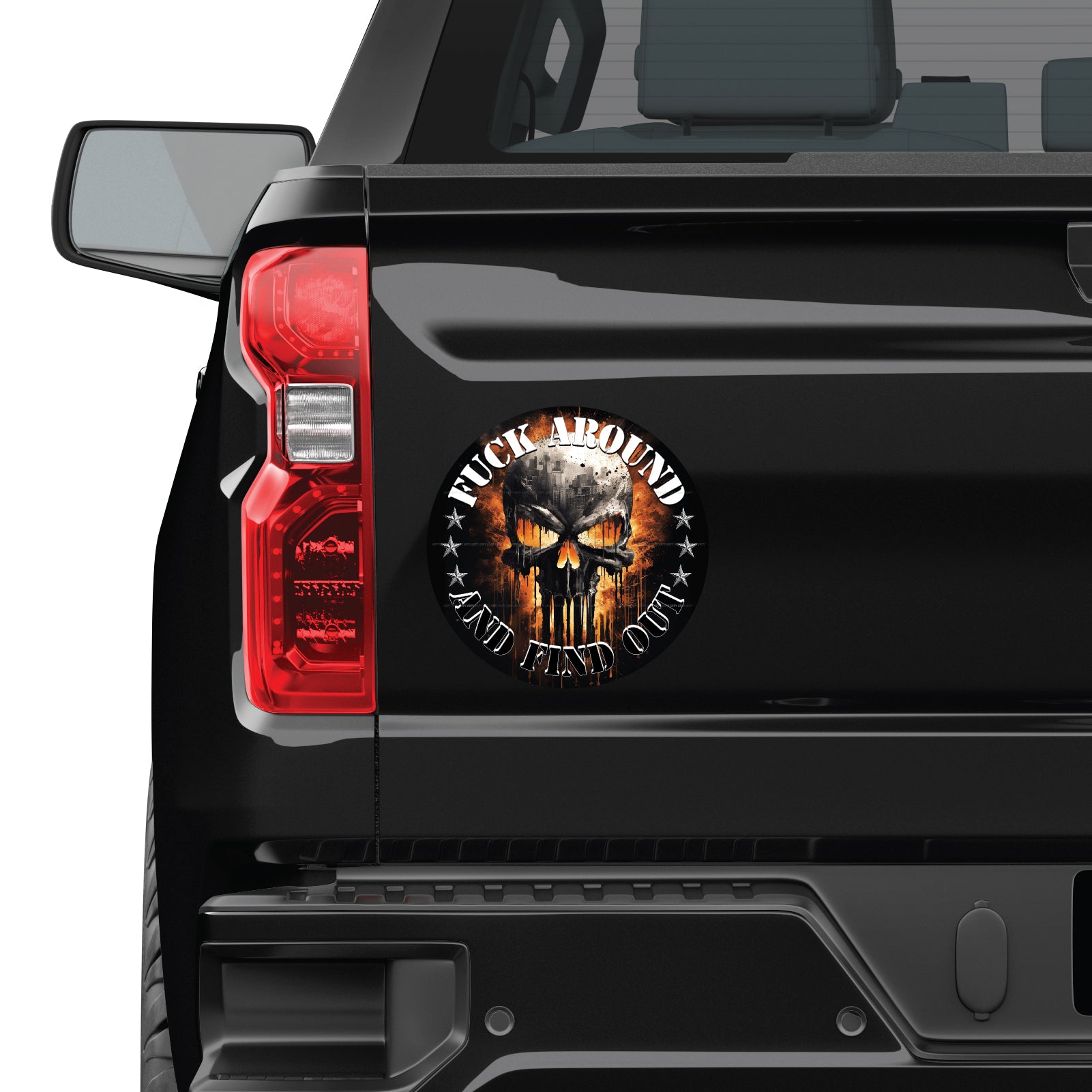 FAFO Skull Stickers - Fuck Around and Find Out Decals