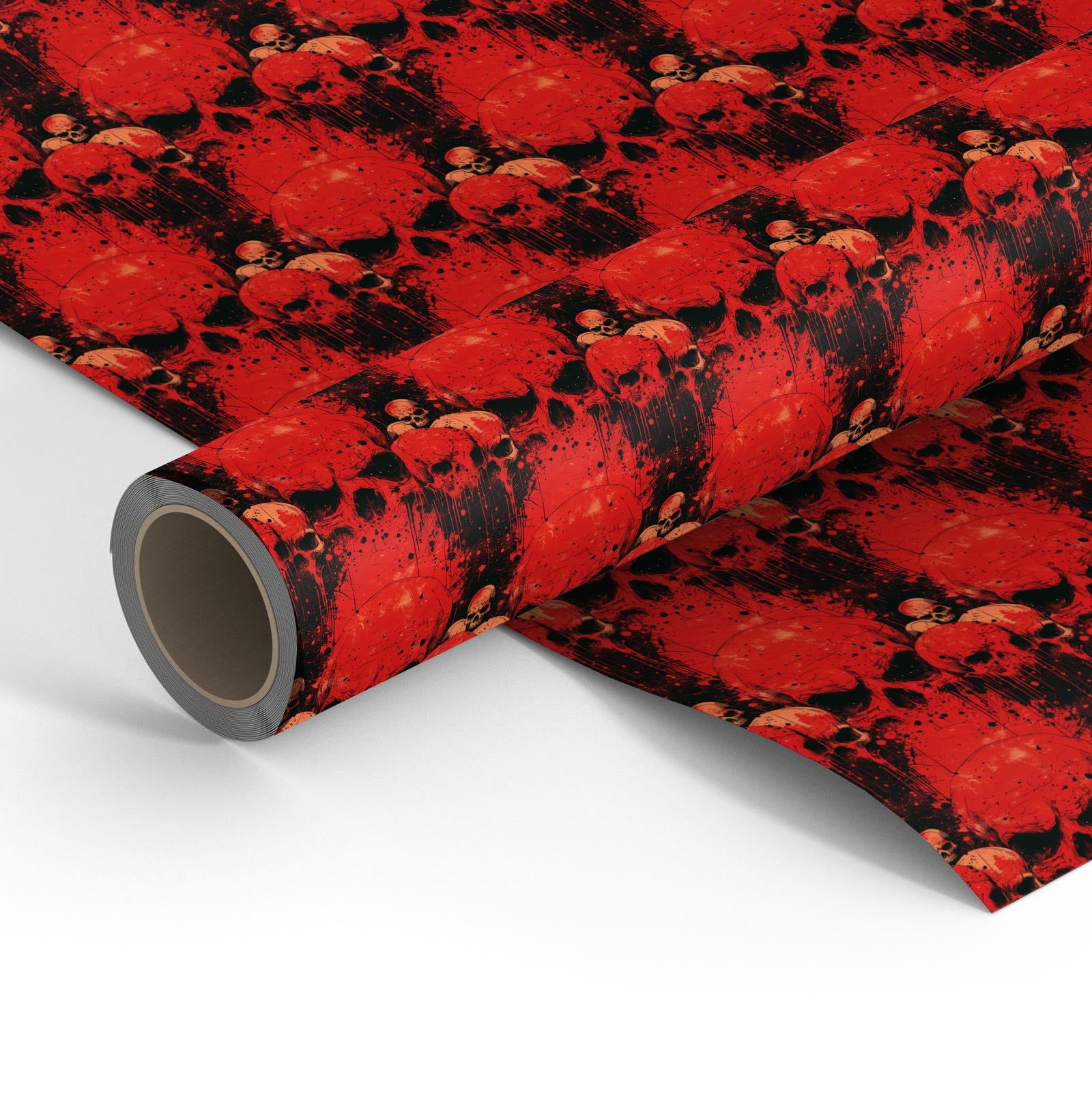 Gear Skin Sheets - Red Skulls - WrapMyGun Gun Skins & AR-15 M4 Mag Skins