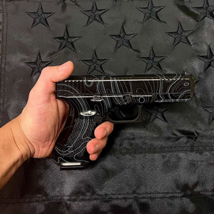 Gun Skin Premium Vinyl Pistol Wrap - WrapMyGun Gun Skins & AR-15 M4 Mag Skins