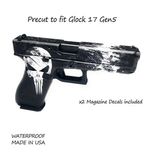 Gun Skin Premium Vinyl Pistol Wrap - WrapMyGun Gun Skins & AR-15 M4 Mag Skins