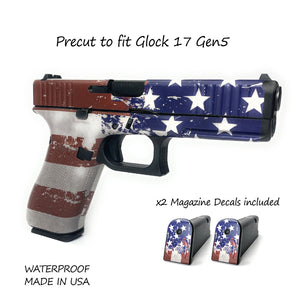 Gun Skin Premium Vinyl Pistol Wrap - WrapMyGun Gun Skins & AR-15 M4 Mag Skins