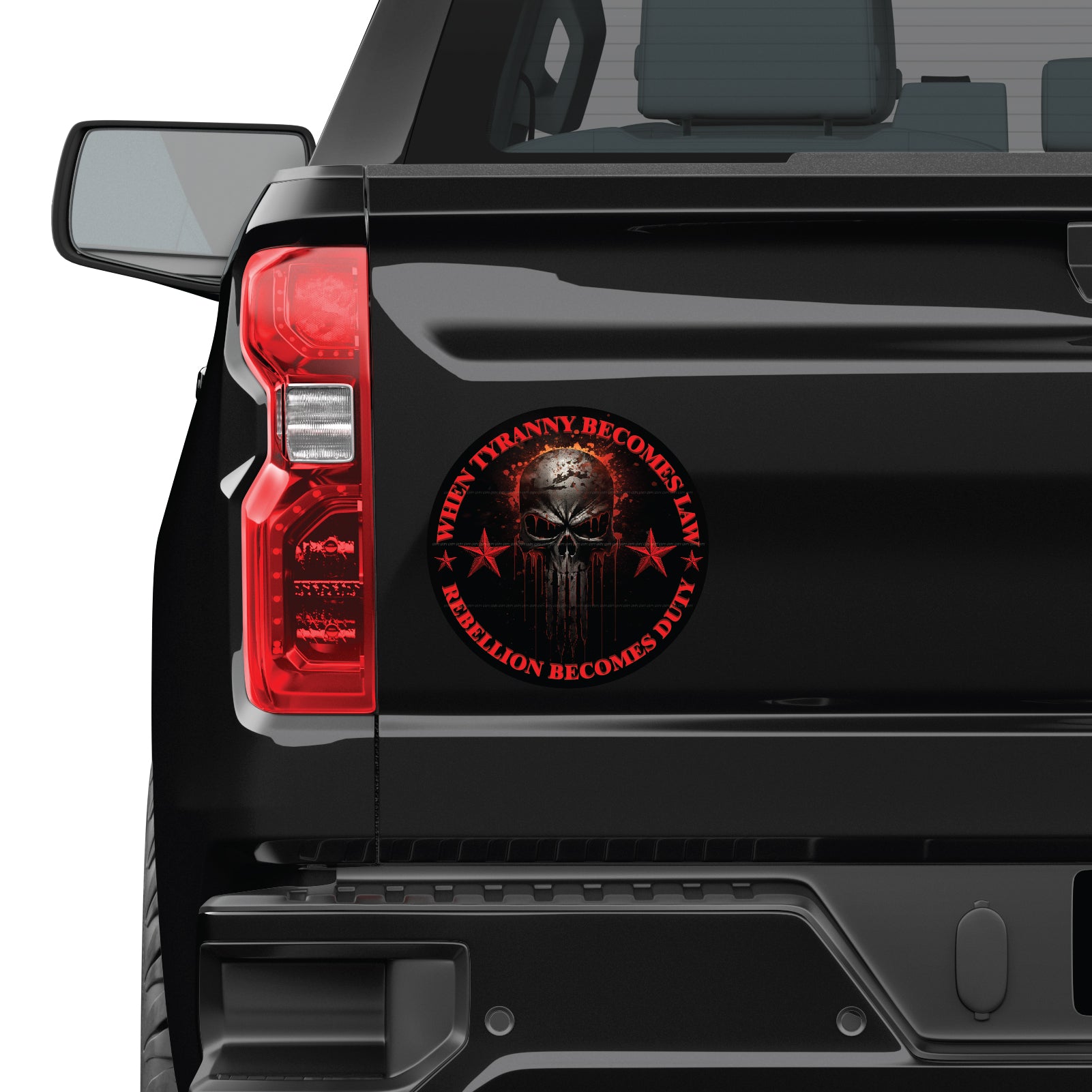 When Tyranny Becomes Law Rebellion Becomes Duty Sticker Decal