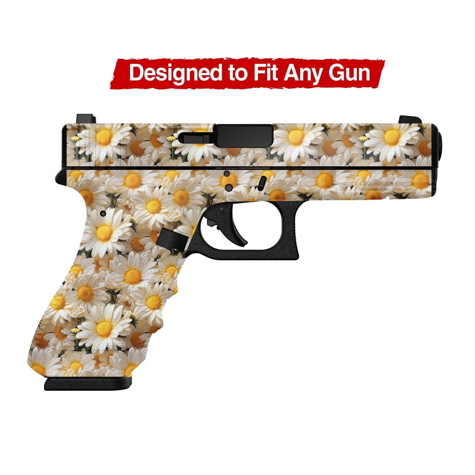 Universal Gun Skin - Chamomile - WrapMyGun Gun Skins & AR-15 M4 Mag Skins