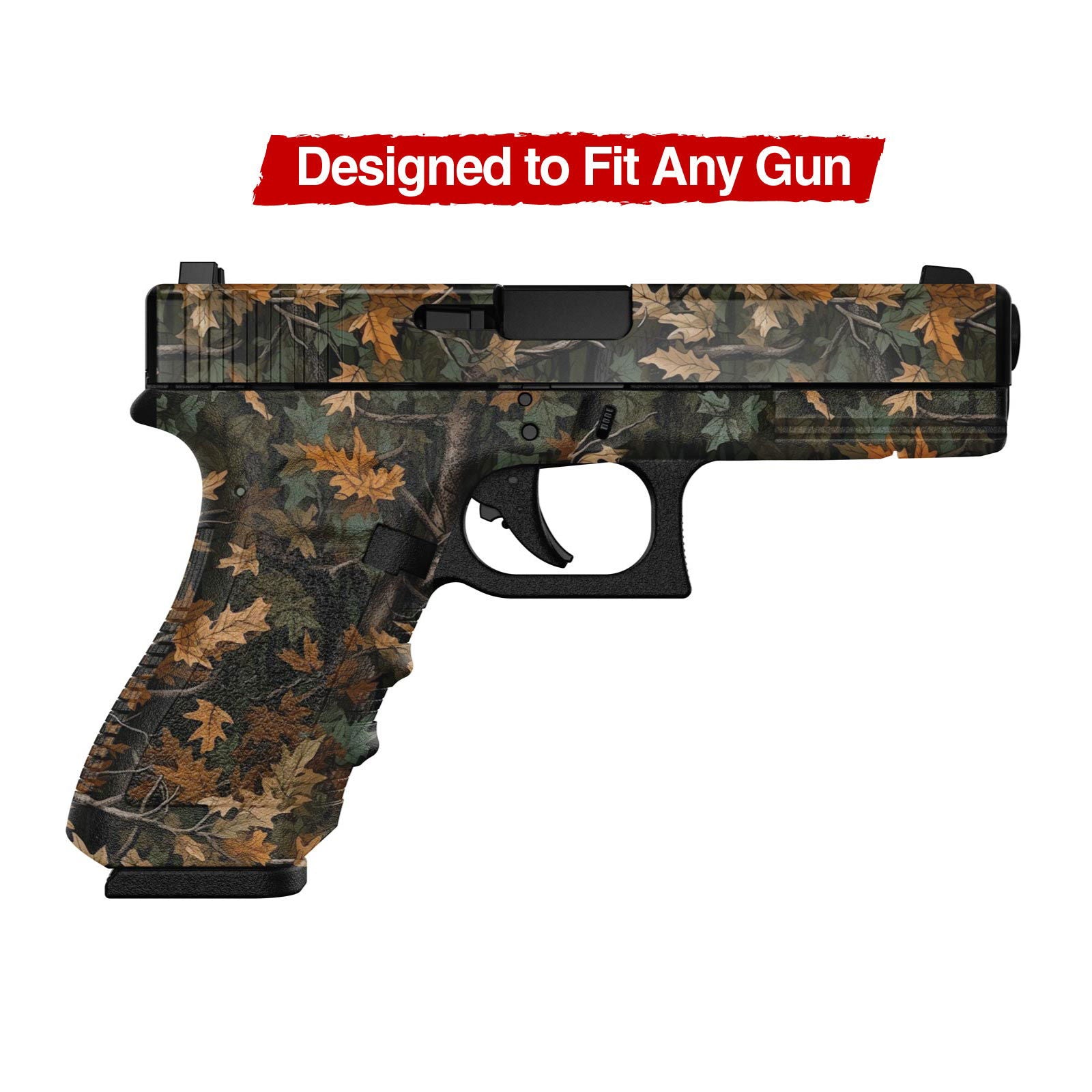 Universal Gun Skin - Fall Camouflage - WrapMyGun Gun Skins & AR-15 M4 Mag Skins