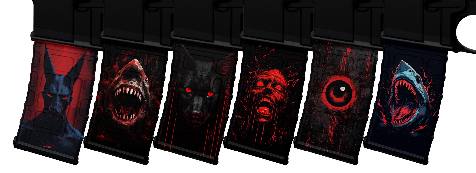 Each week, we unveil fantastic new designs for AR15 Magazine skins.