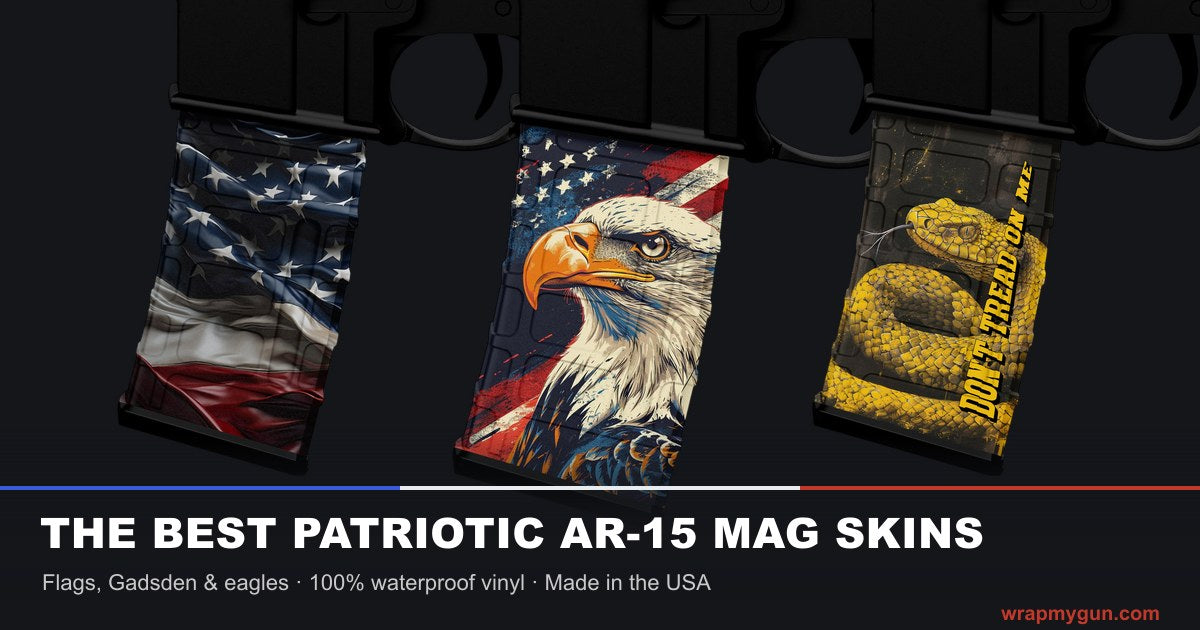 7 Best Patriotic AR-15 Mag Skins (USA Flag, Eagle & More)