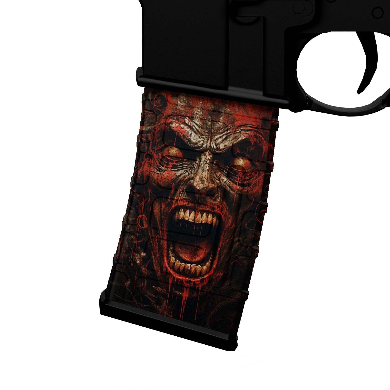 AR-15 M3 M16 Mag Skins Horror - WrapMyGun Gun Skins & AR-15 M4 Mag Skins