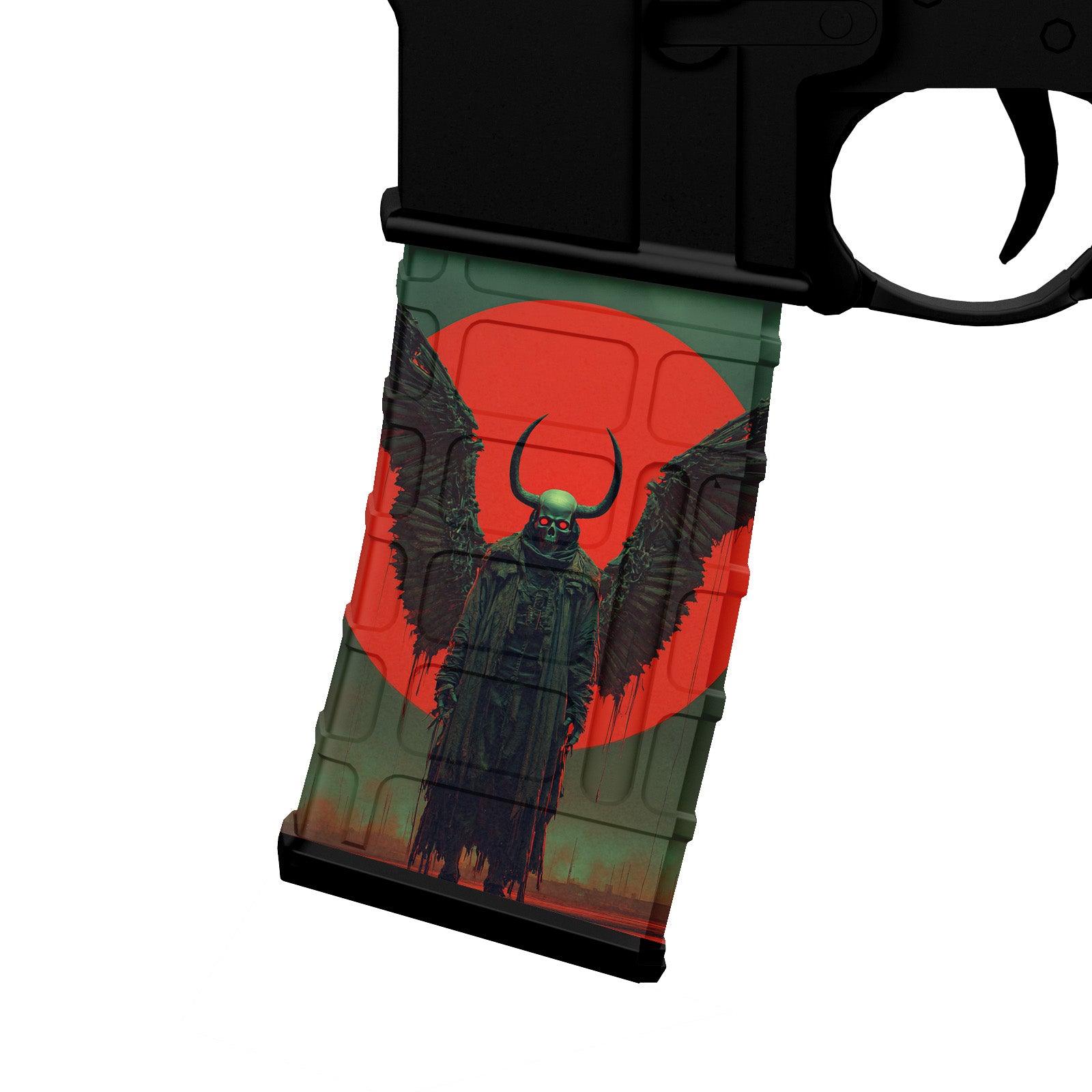 AR 15 M4 M16 Mag Skin - Skull