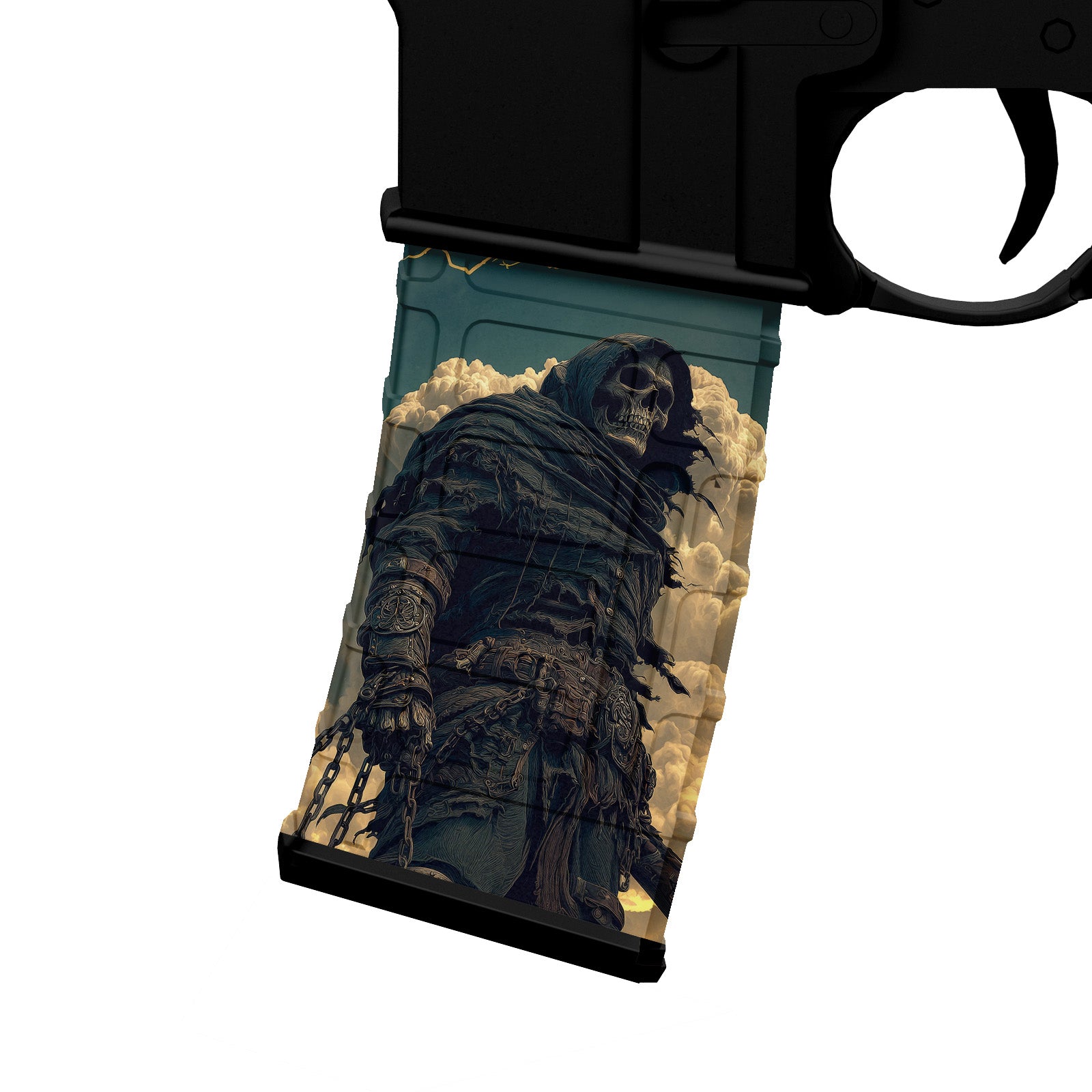 AR 15 M4 M16 Mag Skin - Skull