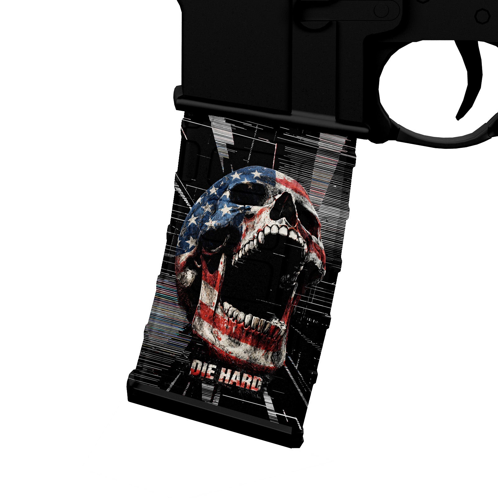 AR 15 M4 M16 Mag Skin - Skull