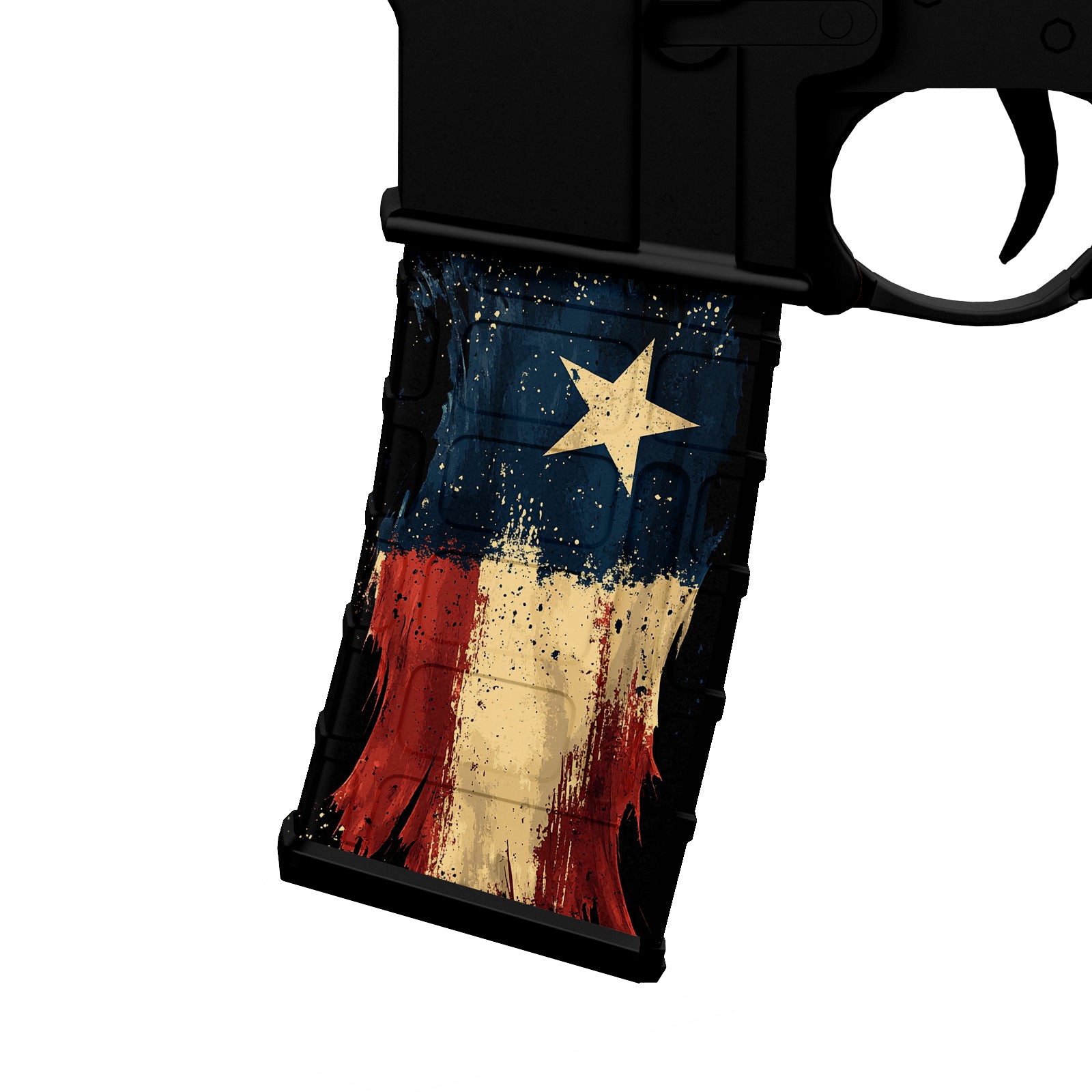 AR-15 M4 M16 Mag Skin - Texas Flag