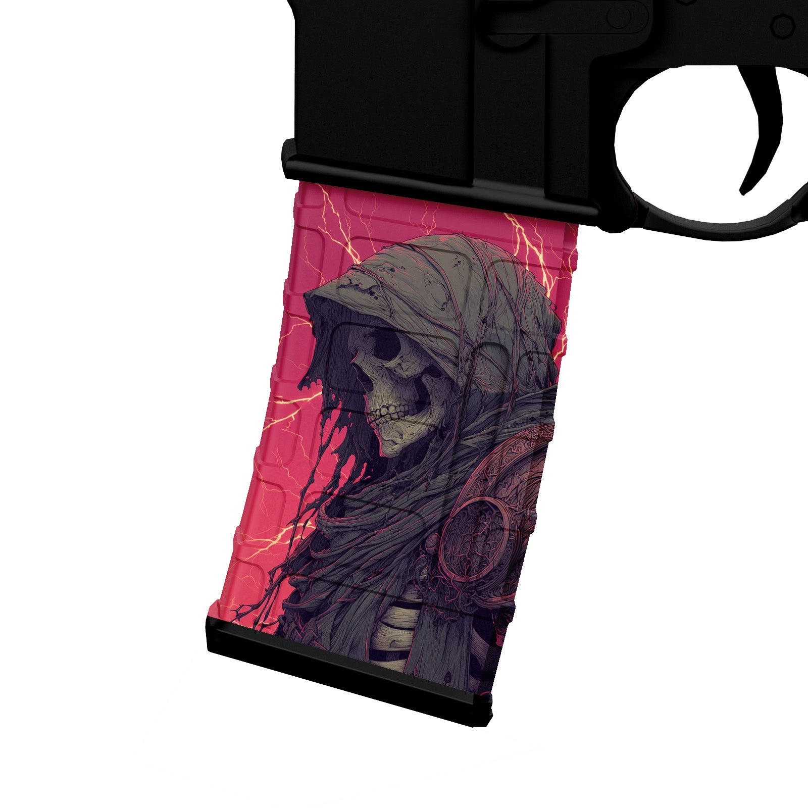 AR 15 M4 M16 Mag Skin - Skull