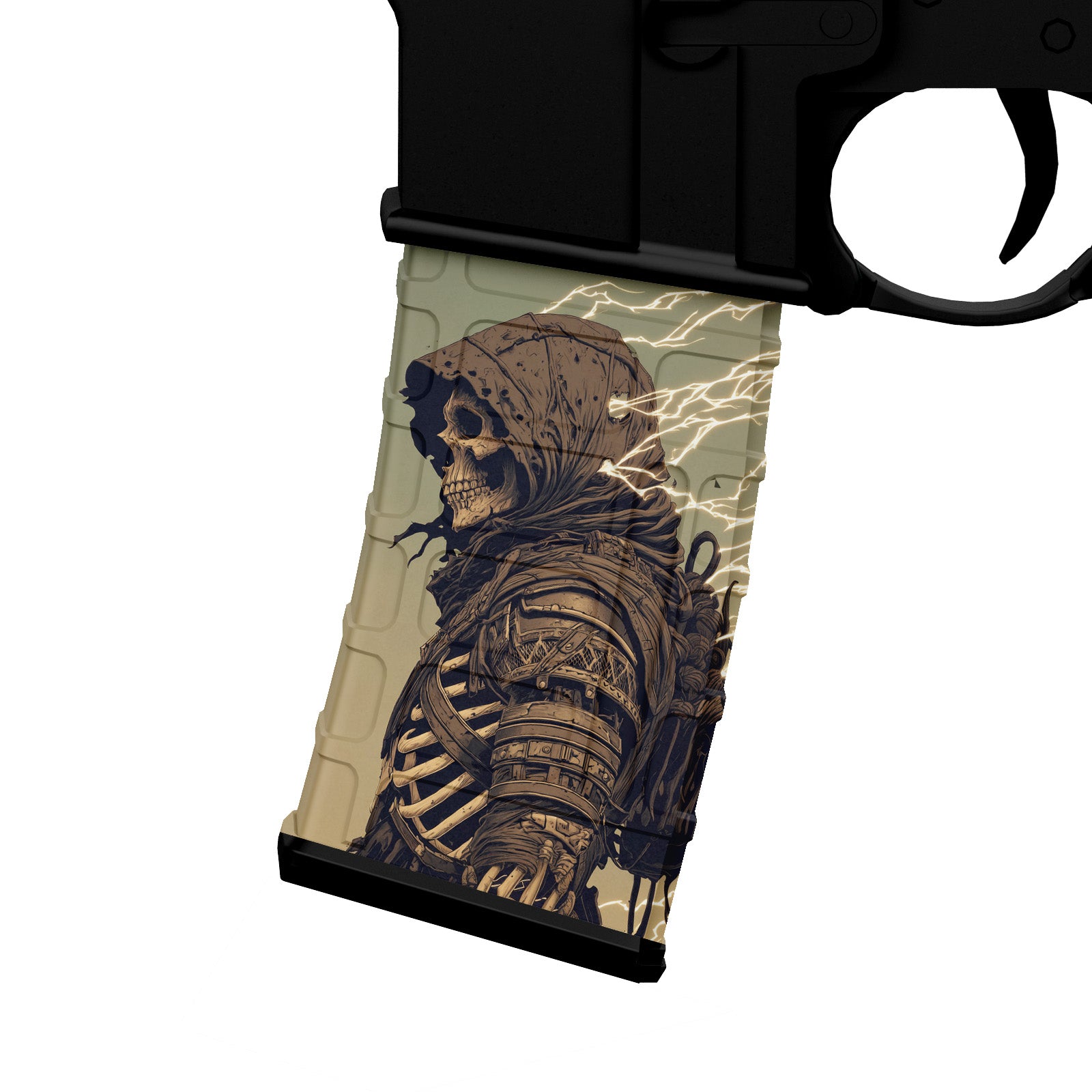 AR 15 M4 M16 Mag Skin - Skull