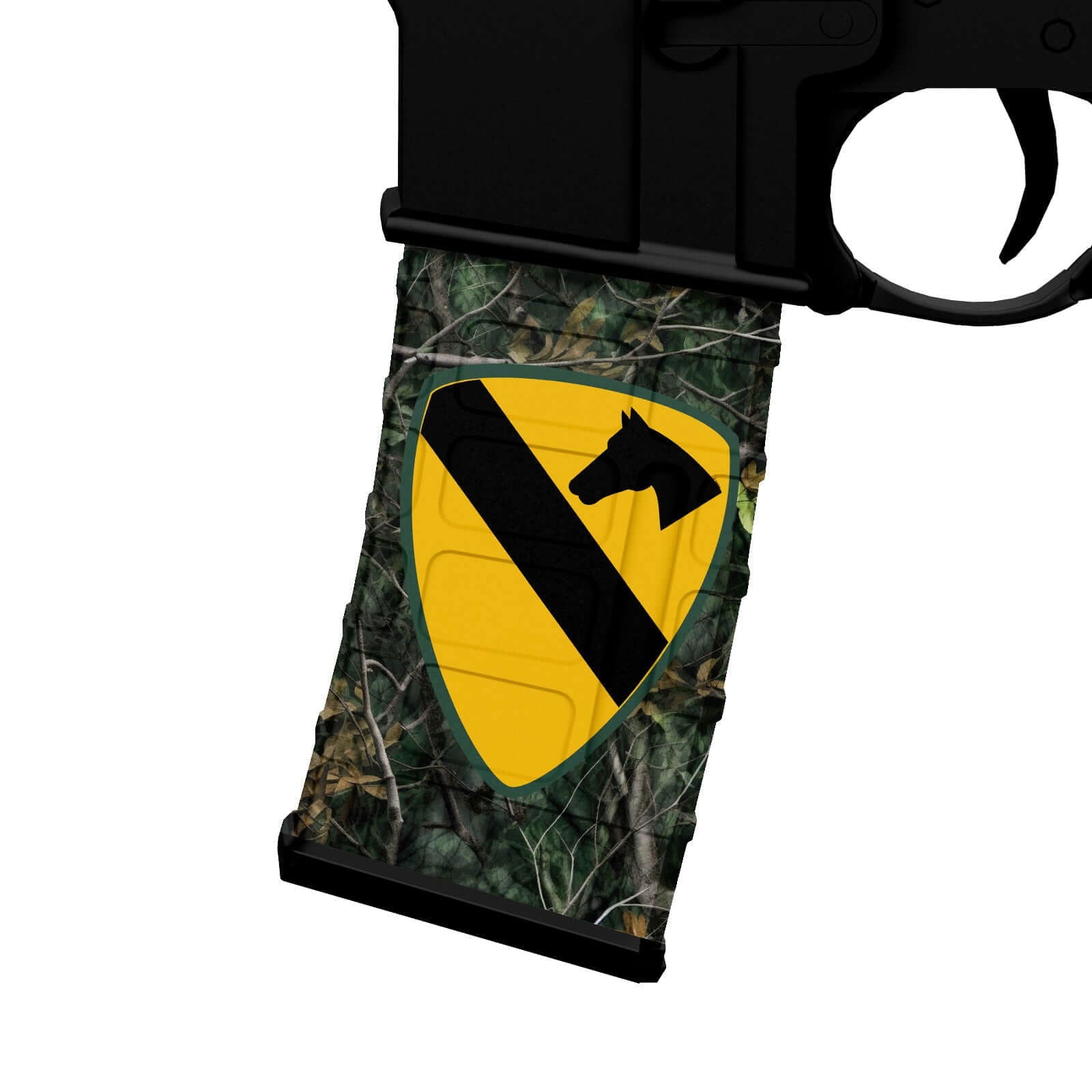 AR-15 M4 M16 Mag Skin - 1st Cavalry Division - WrapMyGun Gun Skins & AR-15 M4 Mag Skins