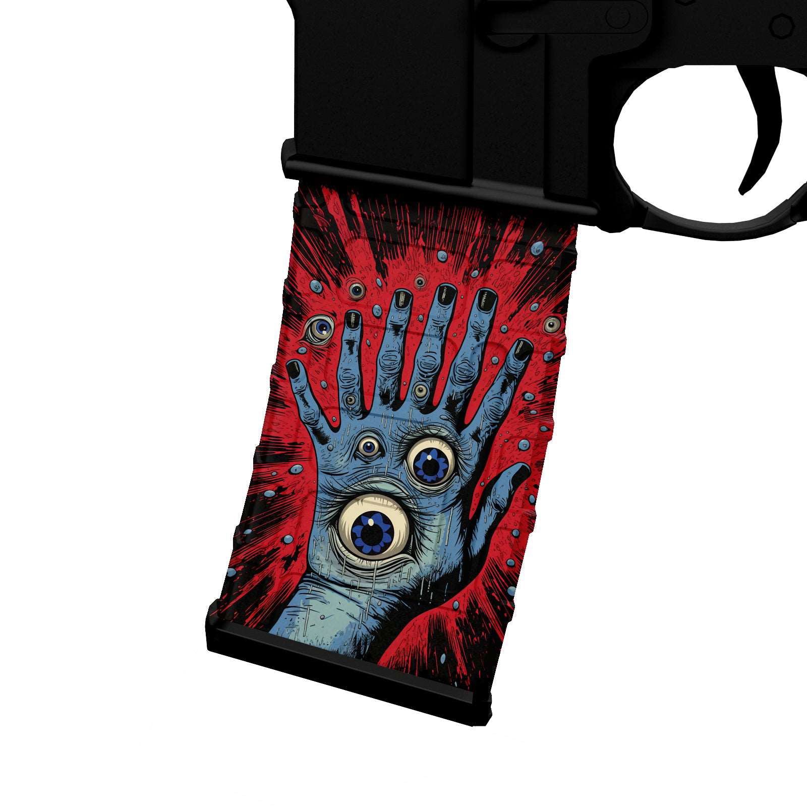 AR-15 M4 M16 Mag Skin - Eye Hand - WrapMyGun Gun Skins & AR-15 M4 Mag Skins