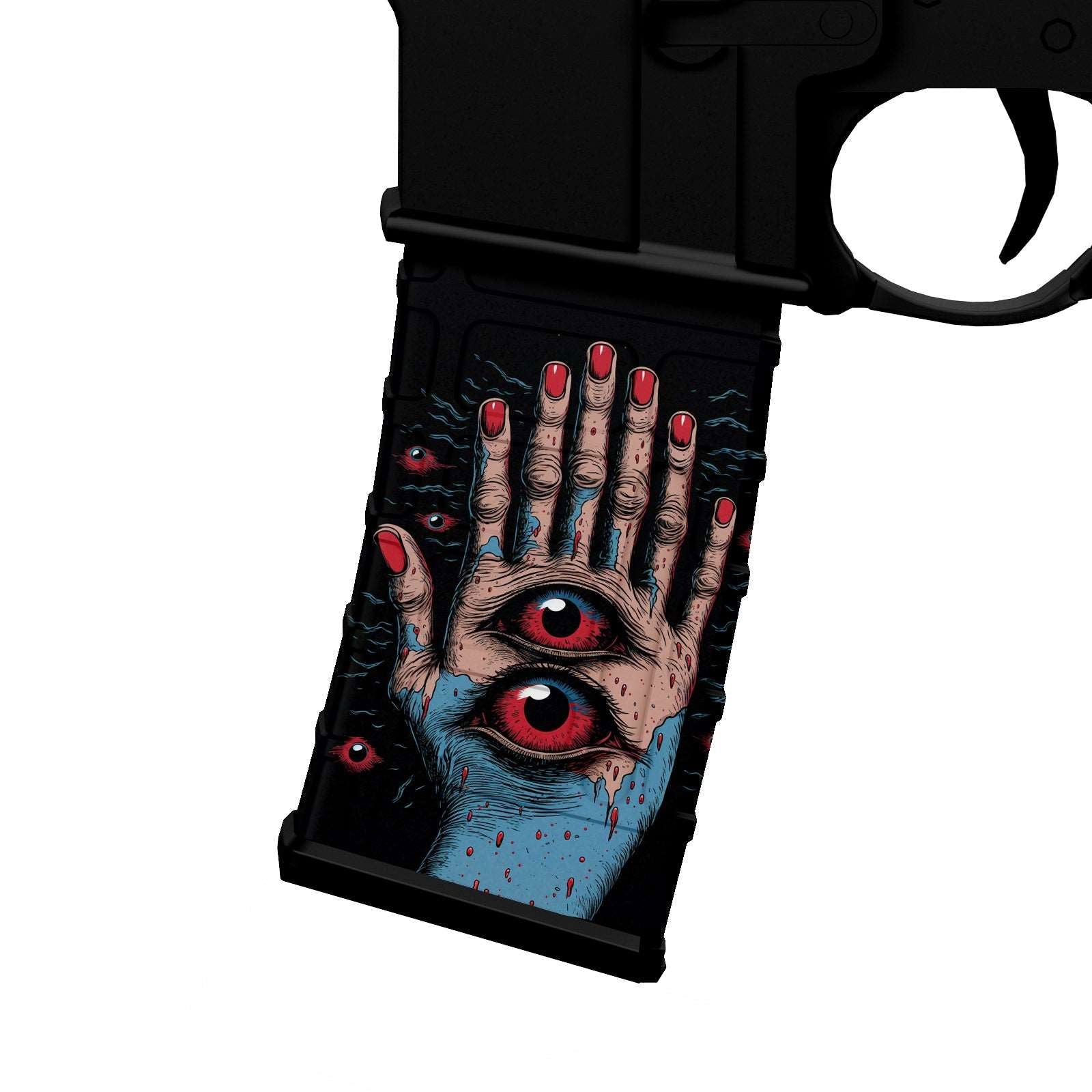 AR-15 M4 M16 Mag Skin - Eye Hand - WrapMyGun Gun Skins & AR-15 M4 Mag Skins