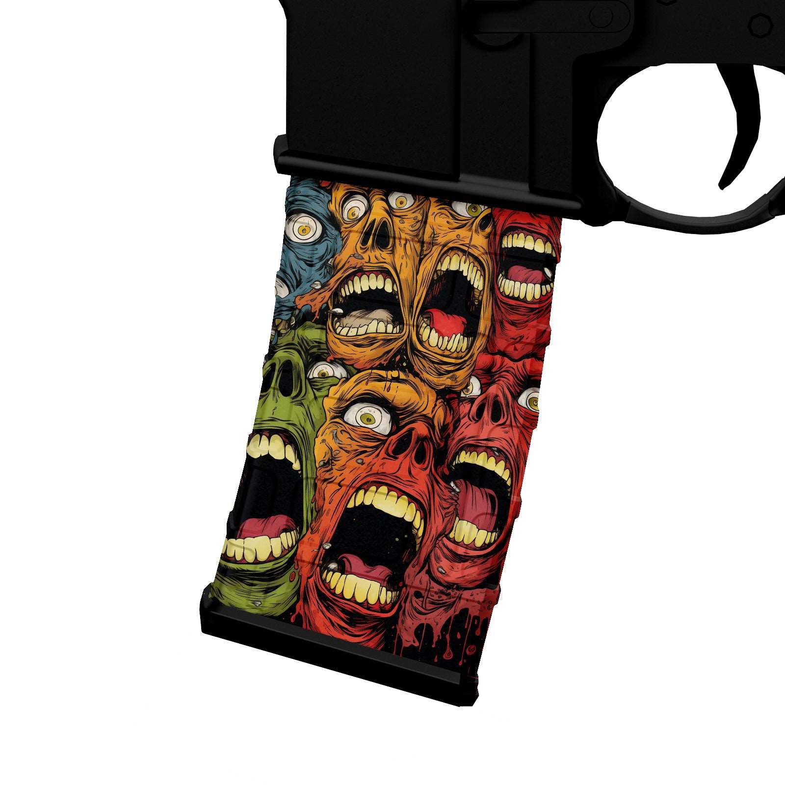 AR-15 M4 M16 Mag Skin - Faces - WrapMyGun Gun Skins & AR-15 M4 Mag Skins