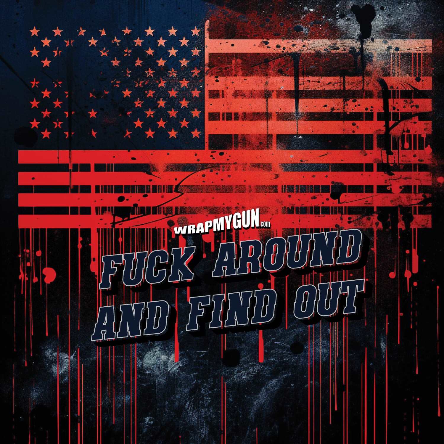 AR-15 M4 M16 Mag Skin - Fuck Around And Find Out - WrapMyGun Gun Skins & AR-15 M4 Mag Skins