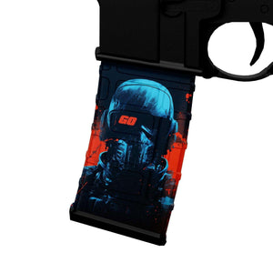 AR-15 M4 M16 Mag Skin - GO Soldier - WrapMyGun Gun Skins & AR-15 M4 Mag Skins