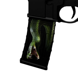 AR-15 M4 M16 Mag Skin - Green Snake - WrapMyGun Gun Skins & AR-15 M4 Mag Skins