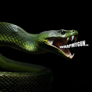 AR-15 M4 M16 Mag Skin - Green Snake - WrapMyGun Gun Skins & AR-15 M4 Mag Skins