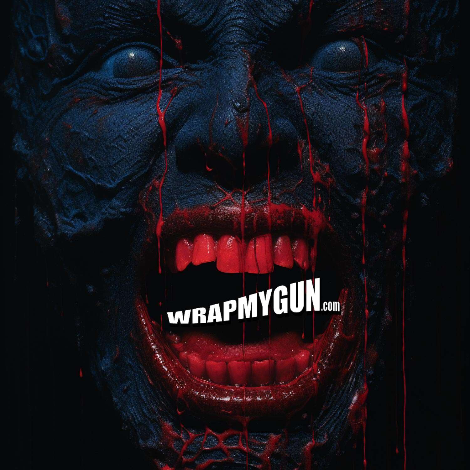 AR-15 M4 M16 Mag Skin - Horror Face - WrapMyGun Gun Skins & AR-15 M4 Mag Skins