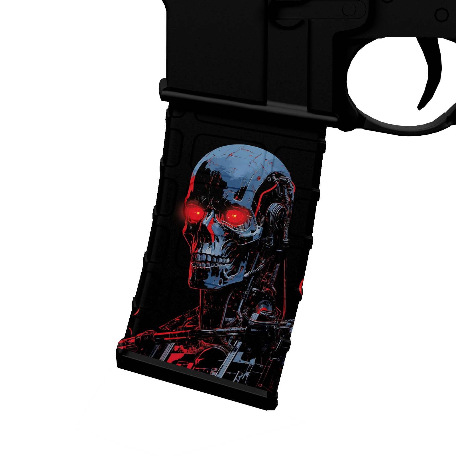 AR-15 M4 M16 Mag Skin - Robot - WrapMyGun Gun Skins & AR-15 M4 Mag Skins