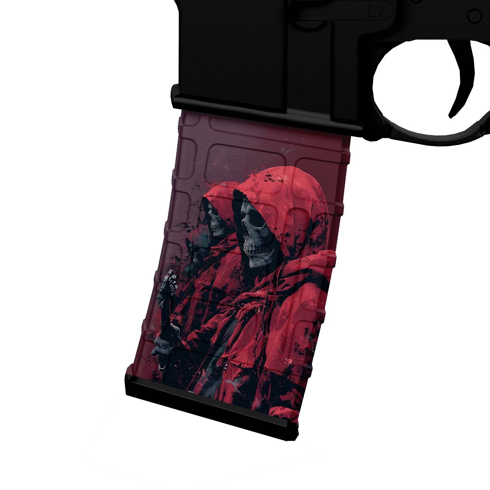 AR-15 M4 M16 Mag Skin - Skeletons - WrapMyGun Gun Skins & AR-15 M4 Mag Skins