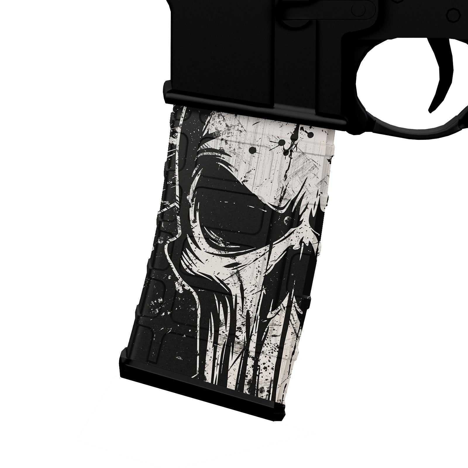 AR-15 M4 M16 Mag Skin - Skull - WrapMyGun Gun Skins & AR-15 M4 Mag Skins