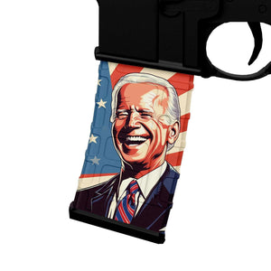 AR-15 M4 Mag Skin - Biden - WrapMyGun Gun Skins & AR-15 M4 Mag Skins