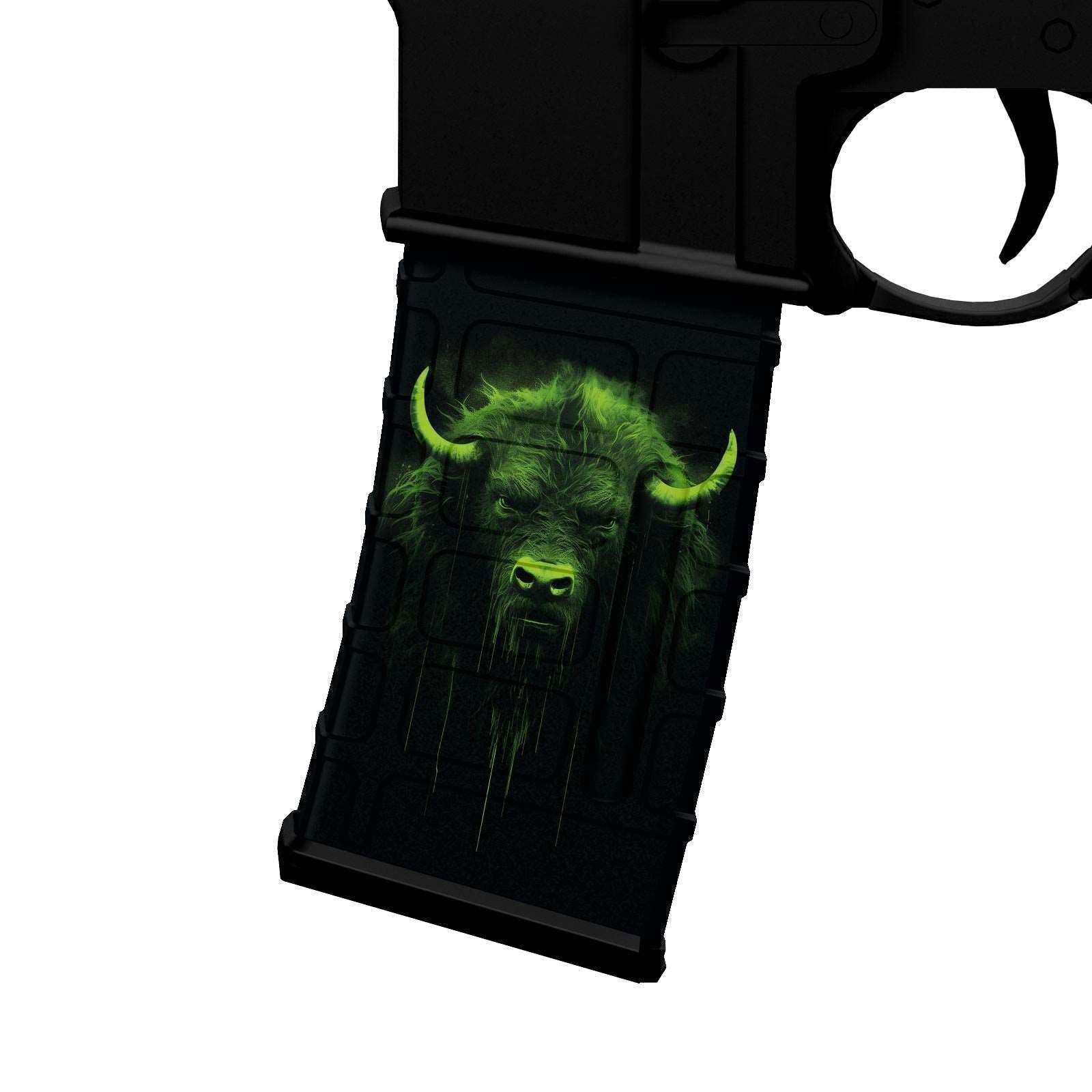AR-15 M4 Mag Skin - Bison - WrapMyGun Gun Skins & AR-15 M4 Mag Skins