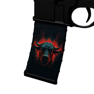 AR-15 M4 Mag Skin - Bull - WrapMyGun Gun Skins & AR-15 M4 Mag Skins