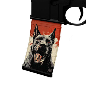 AR-15 M4 Mag Skin - Doberman - WrapMyGun Gun Skins & AR-15 M4 Mag Skins