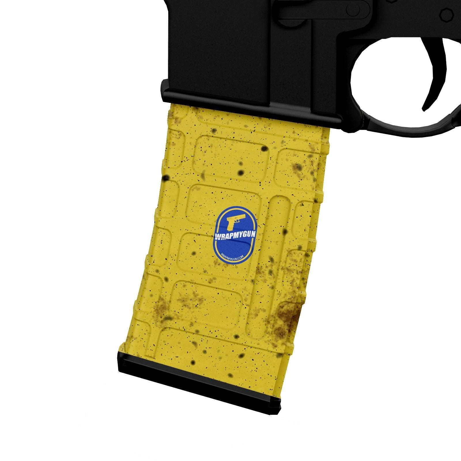 AR-15 Mag Skin - Premium Vinyl Mag Wrap - Banana - WrapMyGun Gun Skins & AR-15 M4 Mag Skins