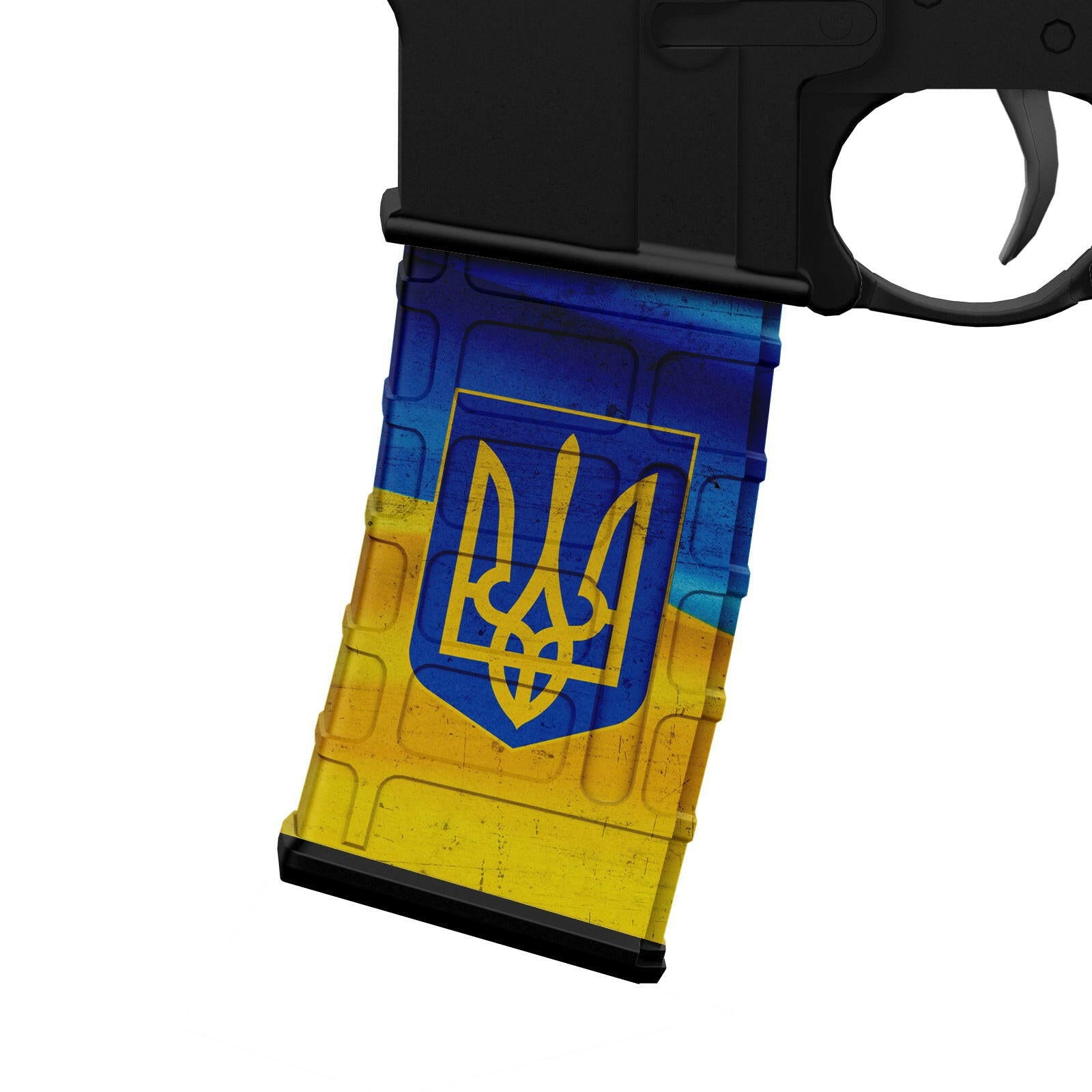 AR-15 Mag Skin - Premium Vinyl Mag Wrap - Ukraine - WrapMyGun Gun Skins & AR-15 M4 Mag Skins