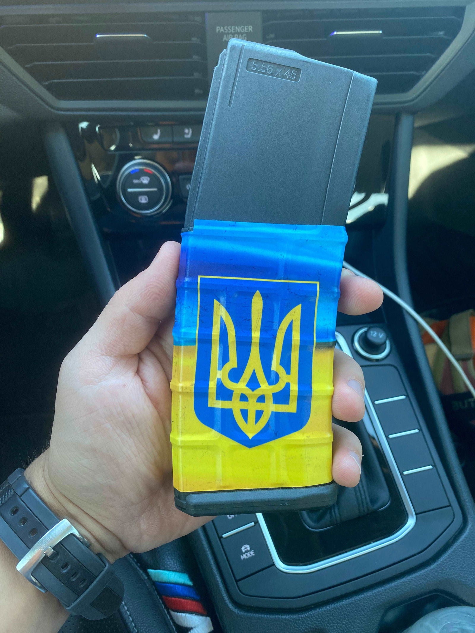 AR-15 Mag Skin - Premium Vinyl Mag Wrap - Ukraine - WrapMyGun Gun Skins & AR-15 M4 Mag Skins