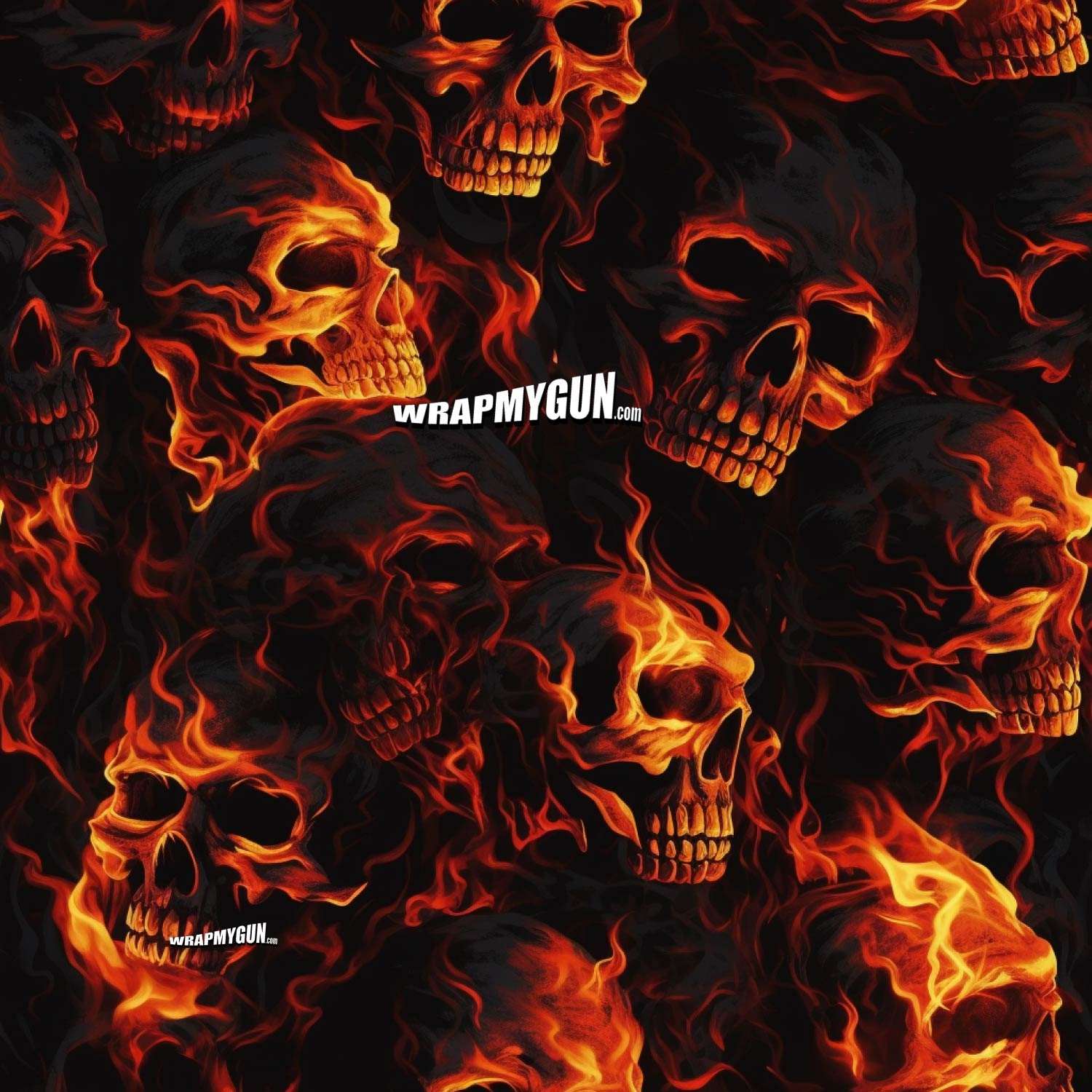 AR-15 Mag Skin - Premium Vinyl Mag Wrap Skulls - WrapMyGun Gun Skins & AR-15 M4 Mag Skins
