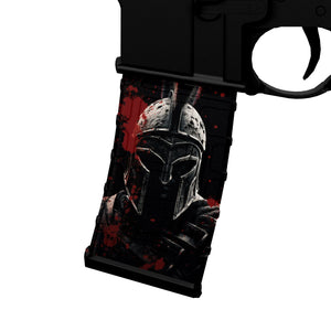 AR-15 Mag Skin - Spartan - WrapMyGun Gun Skins & AR-15 M4 Mag Skins