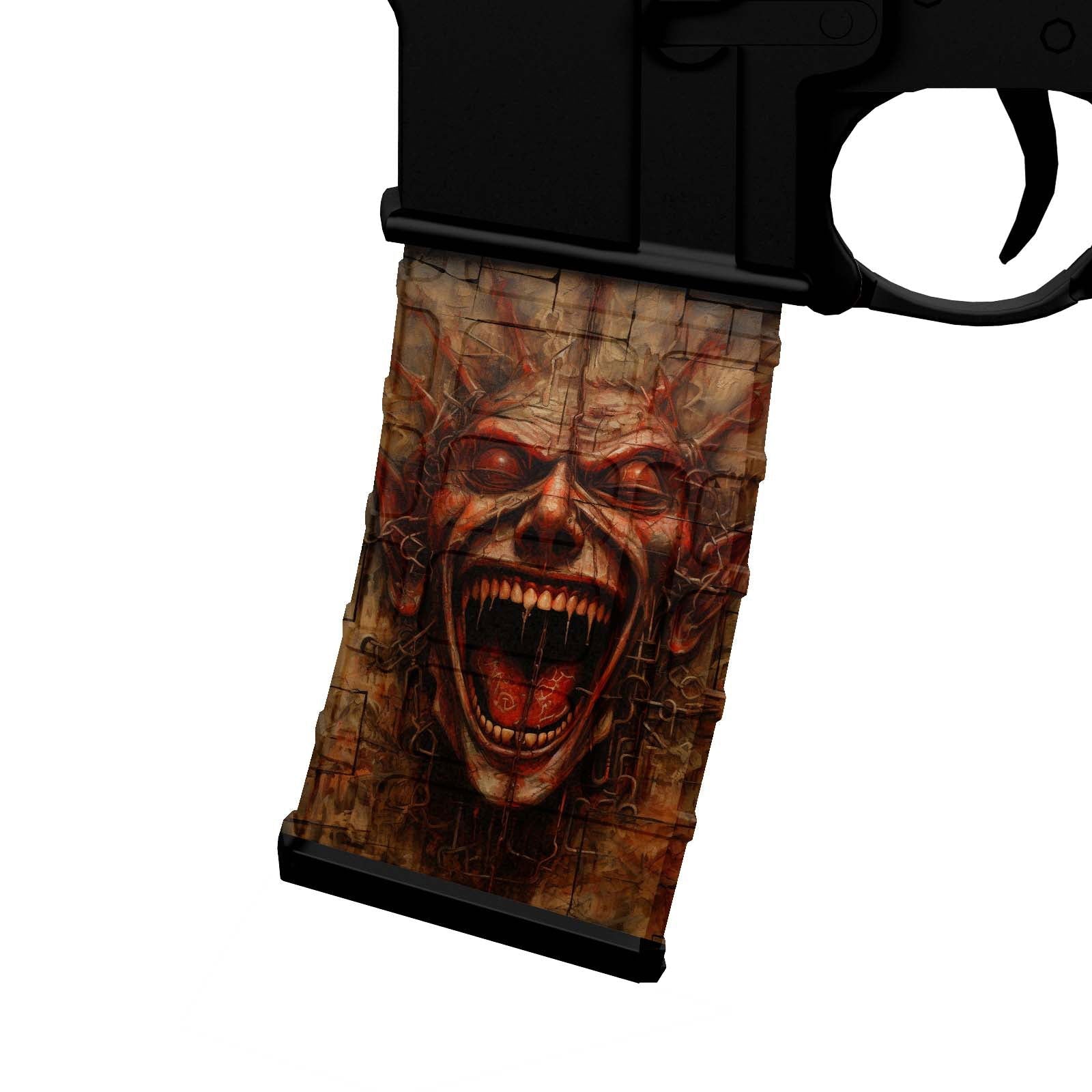 AR-15 Mag Skin - The Devil - WrapMyGun Gun Skins & AR-15 M4 Mag Skins
