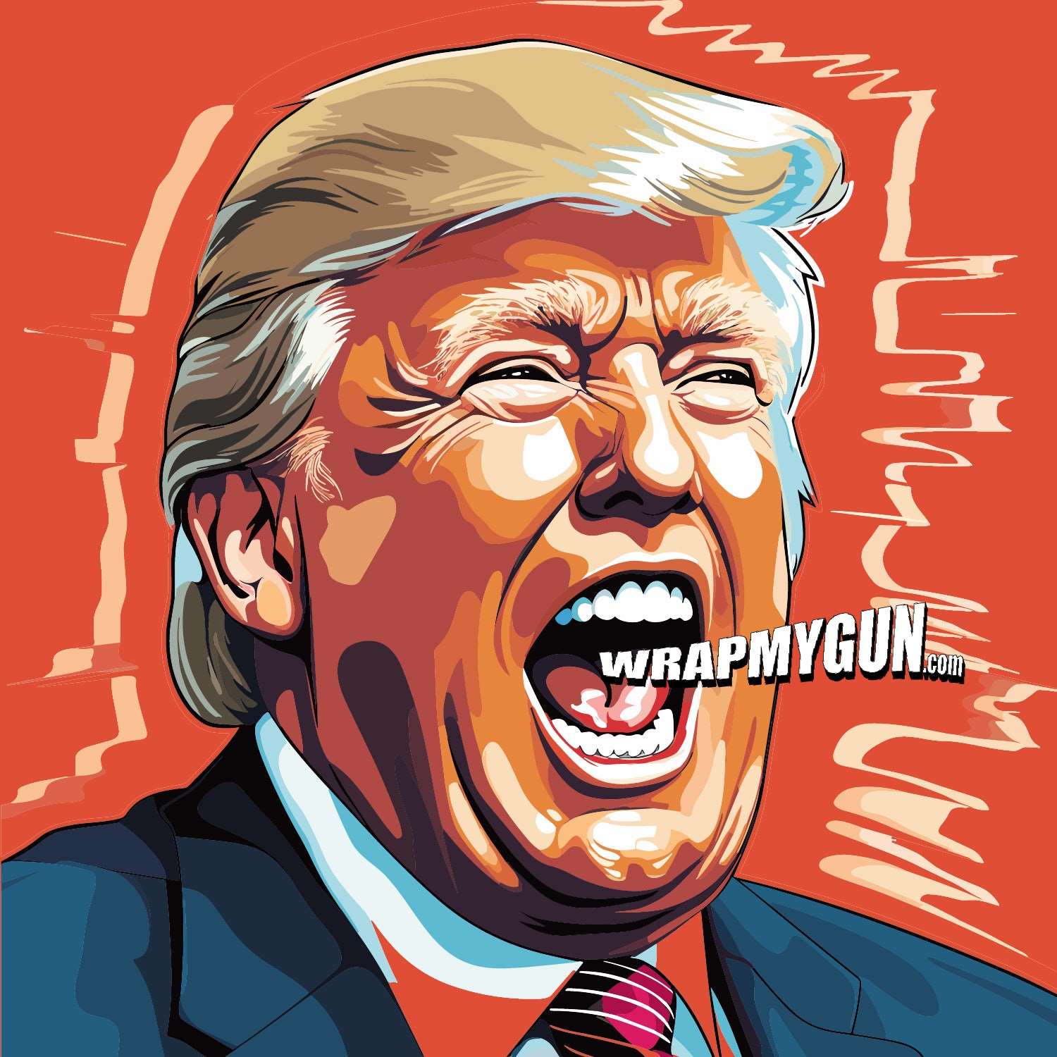 AR-15 Mag Skin - Trump - WrapMyGun Gun Skins & AR-15 M4 Mag Skins