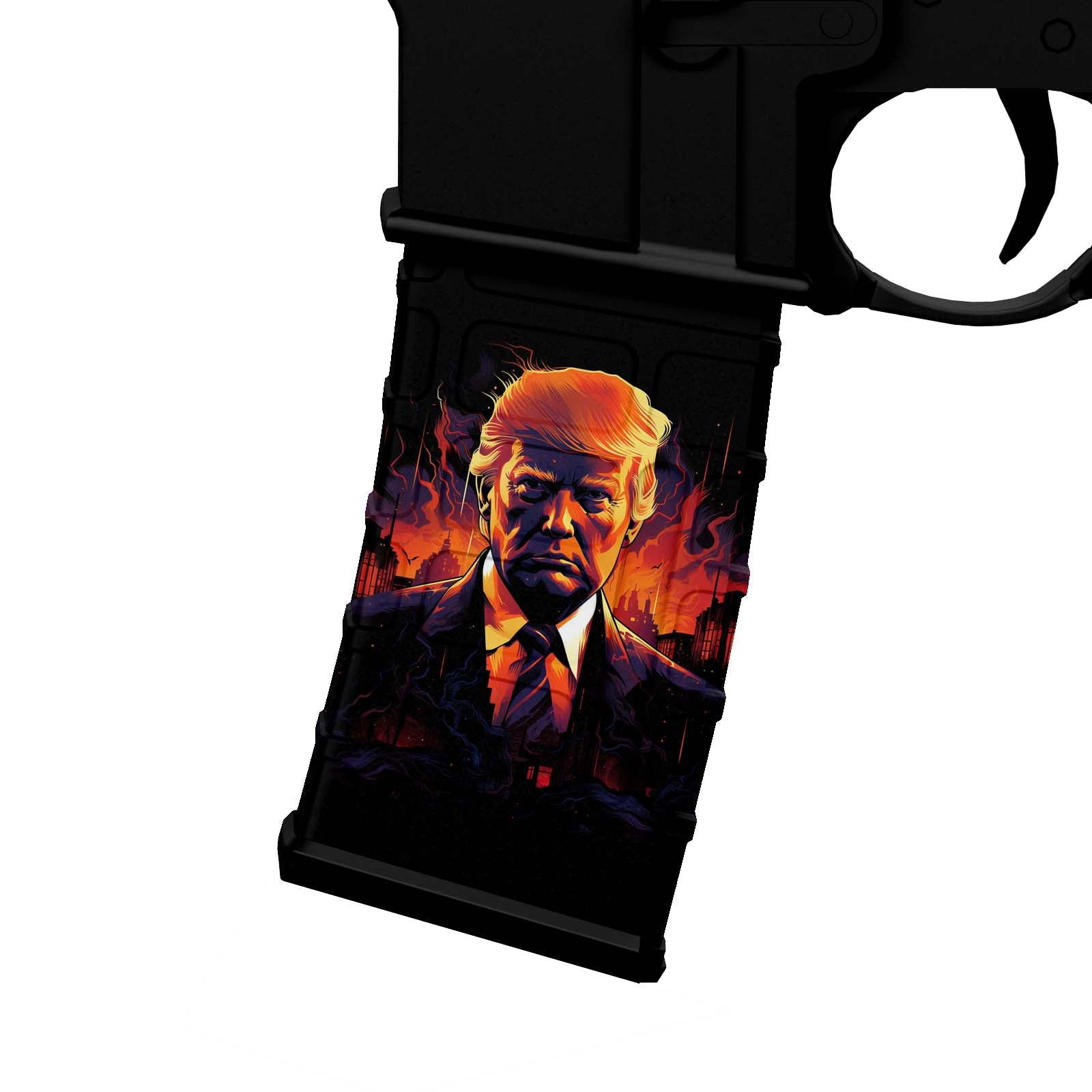 AR-15 Mag Skin - Trump - WrapMyGun Gun Skins & AR-15 M4 Mag Skins
