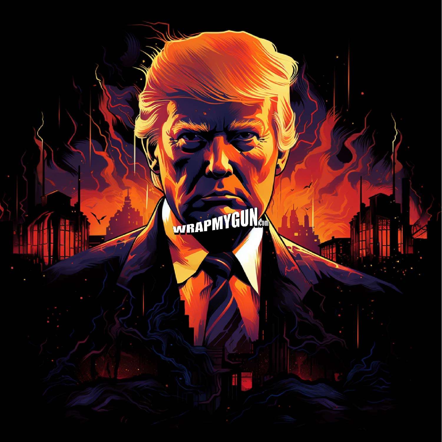 AR-15 Mag Skin - Trump - WrapMyGun Gun Skins & AR-15 M4 Mag Skins