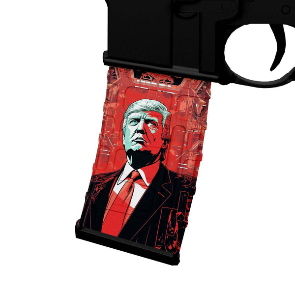 Trump Red Vector AR-15 Mag Skin | Vinyl Wrap, Made in USA