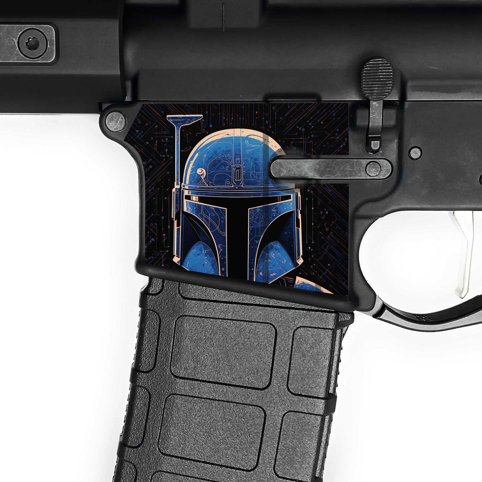 AR-15 Magwell Skin - This Is The Way - WrapMyGun Gun Skins & AR-15 M4 Mag Skins